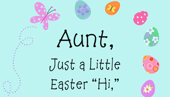 Easter Quotes for Aunt