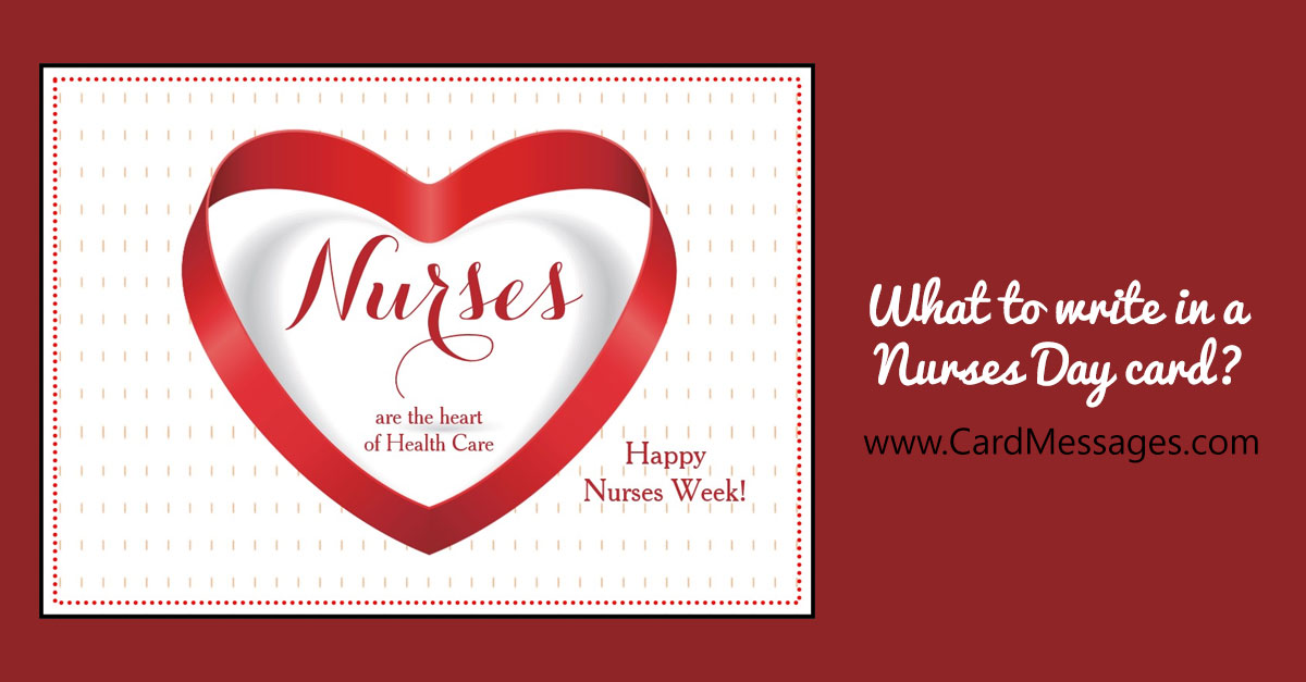 What to Write in a Nurses Day Card or Note? | Card Messages