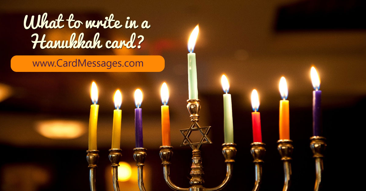 Hanukkah Messages. What to Write in a Hanukkah Card